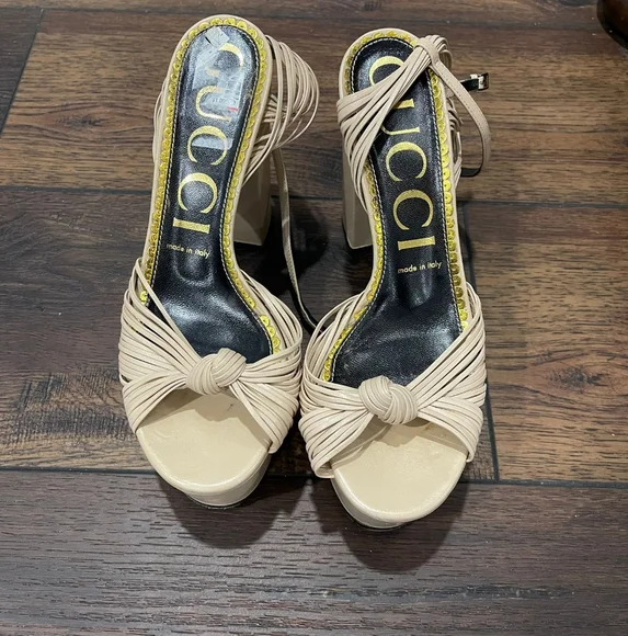 Gucci platform Sandals size 38.5 - Picture 2 of 15